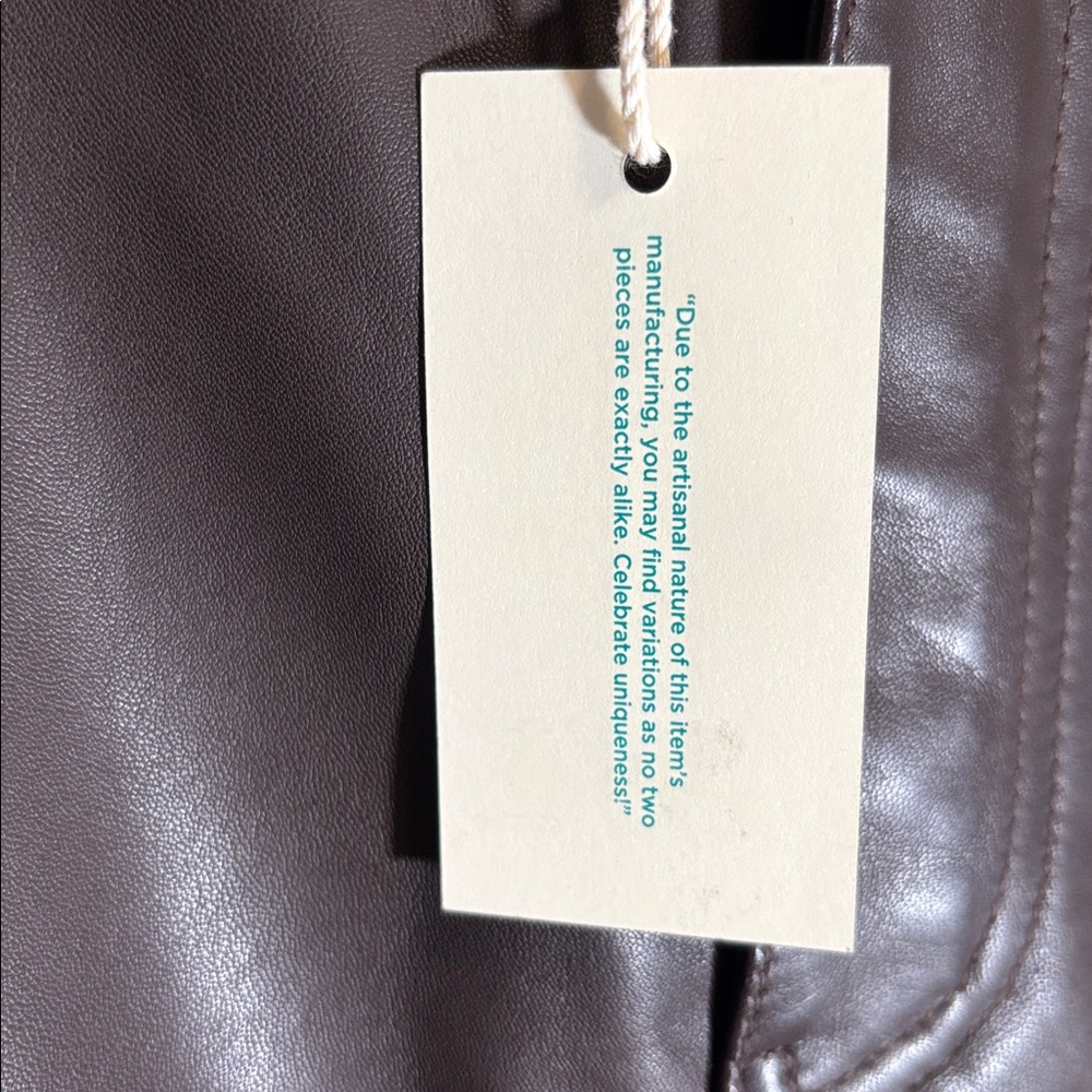 Sundance Women’s Brown Soft Leather Ankle Pants Sz. 32 - NWT - Picture 10 of 14
